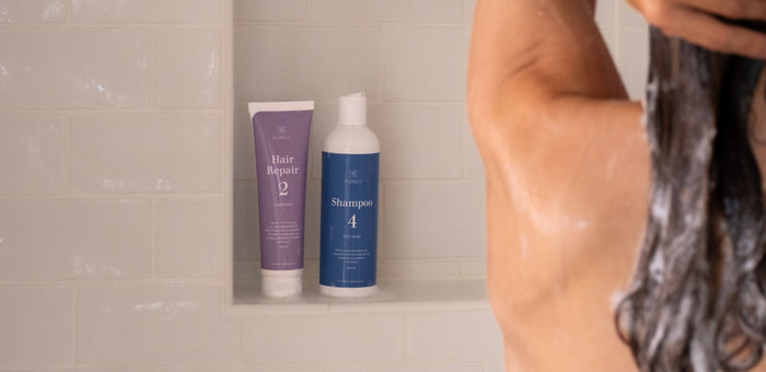 Hårpleje til sart hovedbund med skånsom, parfumefri shampoo