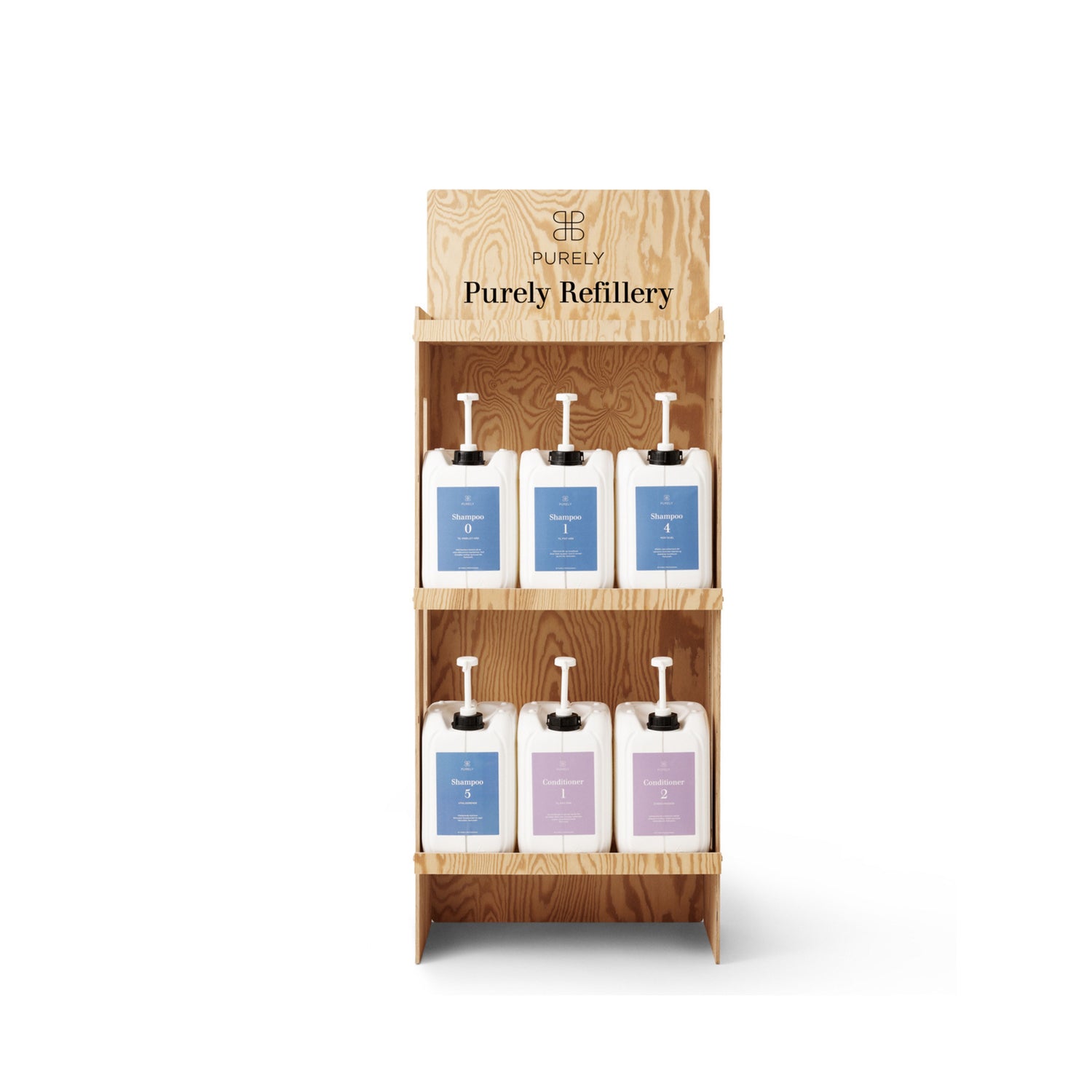 Refillery genopfyldning og refill af shampoo og conditioner