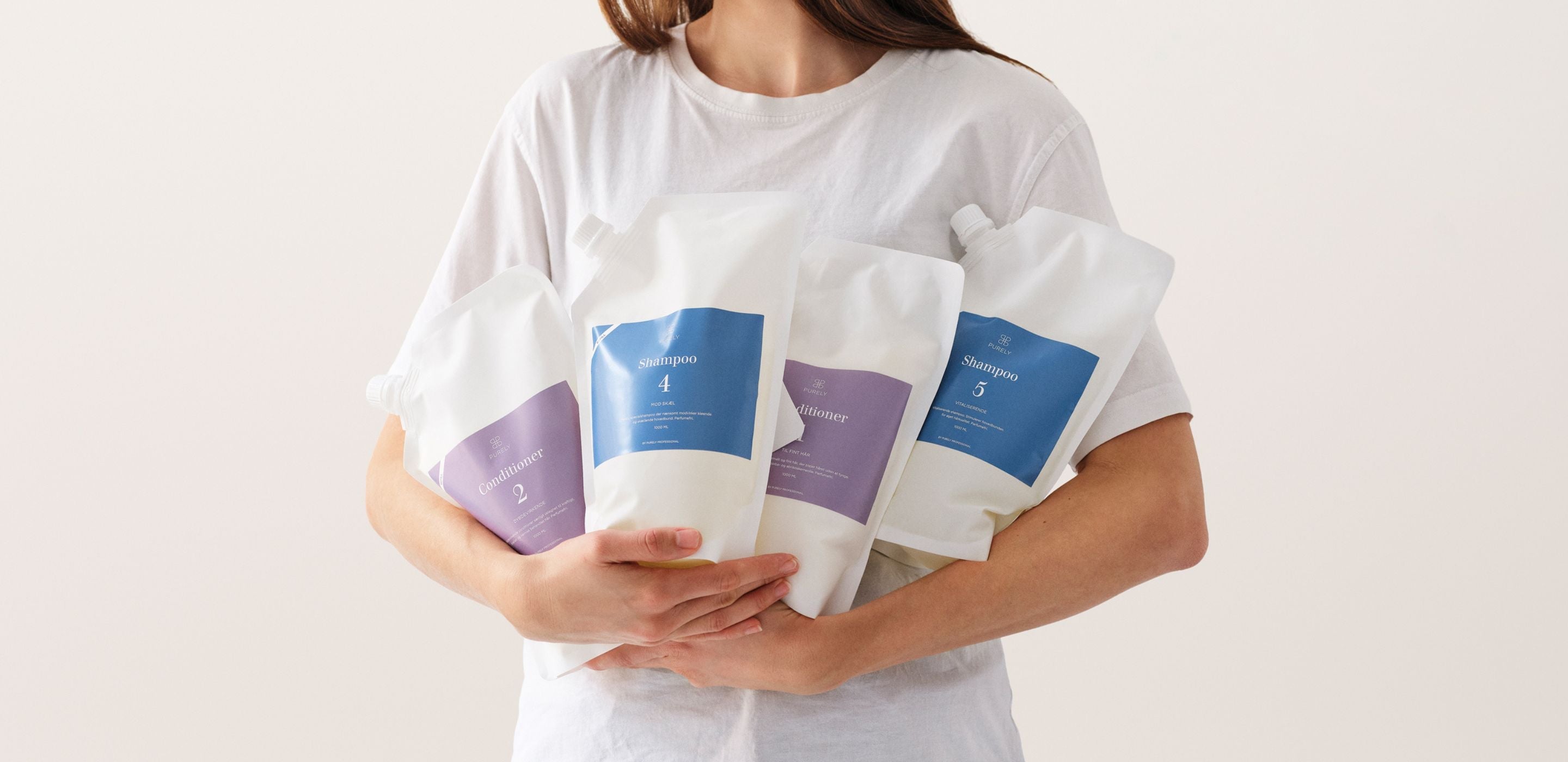 Genfyldning af hårplejeprodukter - Purelys Refillery og Refill Pouches
