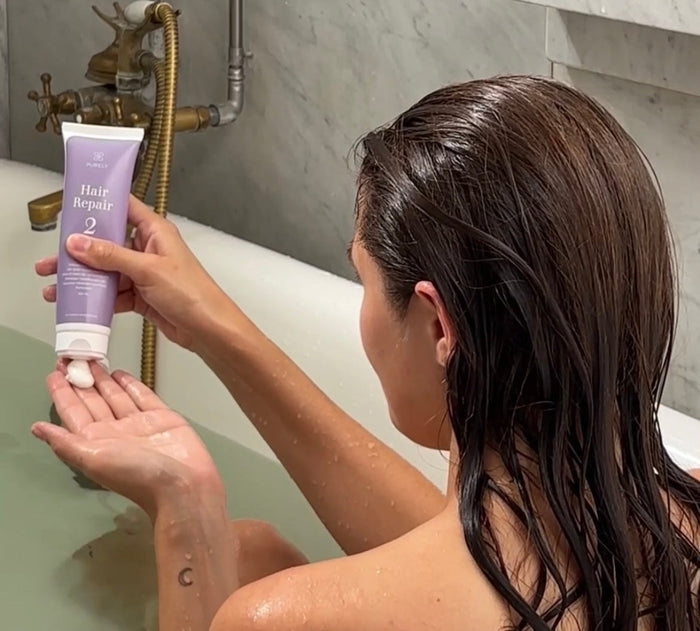 Hårmaske til farvet hår der holder farven flot længere tid