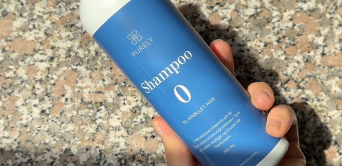 Mild shampoo til krøller for lethed, definition og glans