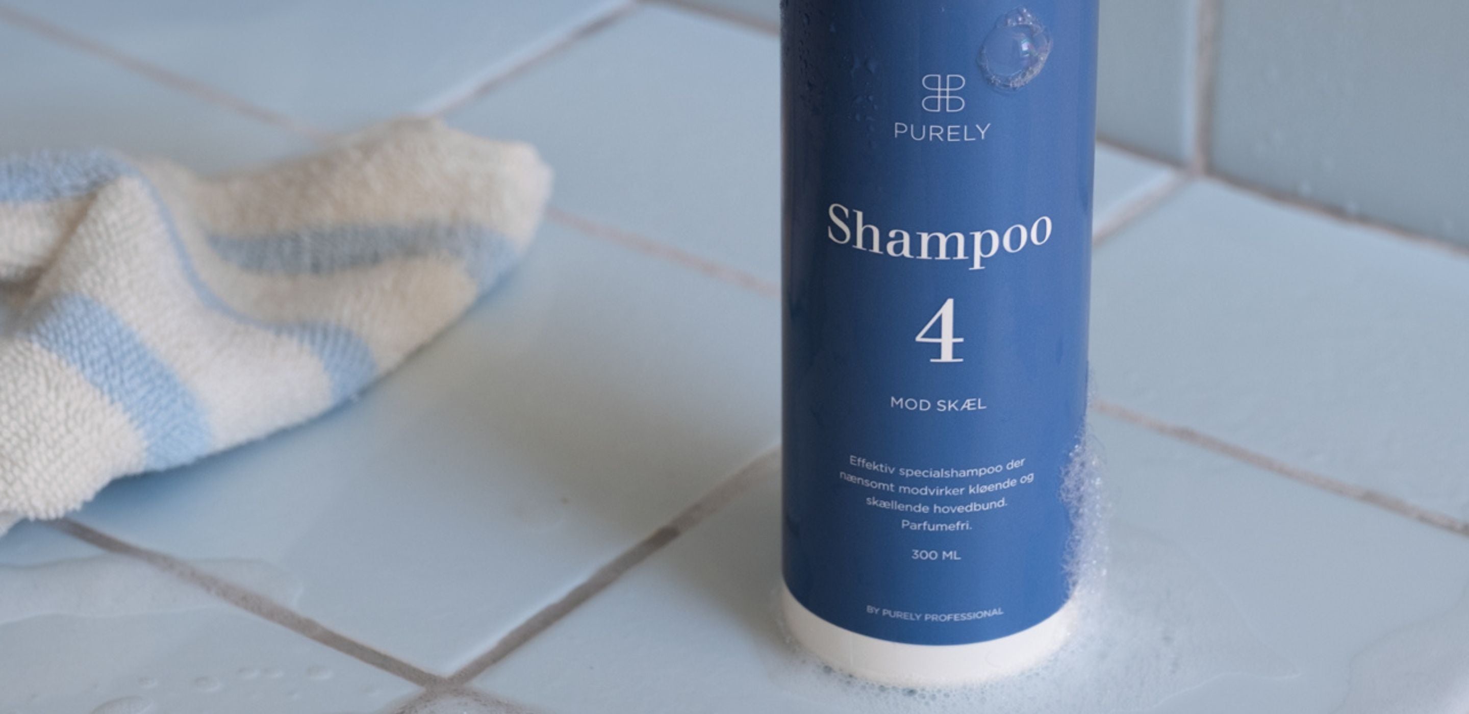 Skånsom shampoo til sart hovedbund – rolig, ren og glansfuld