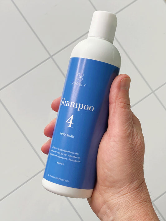 Shampoo mod svamp og skæl i hovedbunden